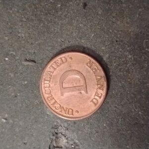 Denver mint D token “penny”